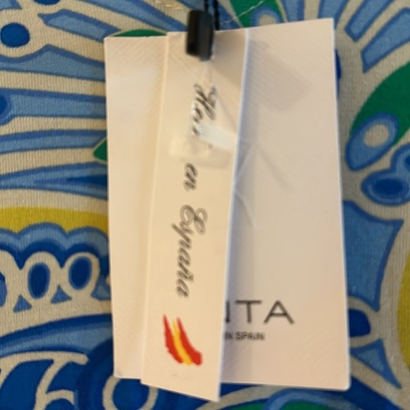 NWT Women’s Tinta Made in Spain Longsleeve Multi Color Top Size 14 - Picture 4 of 9